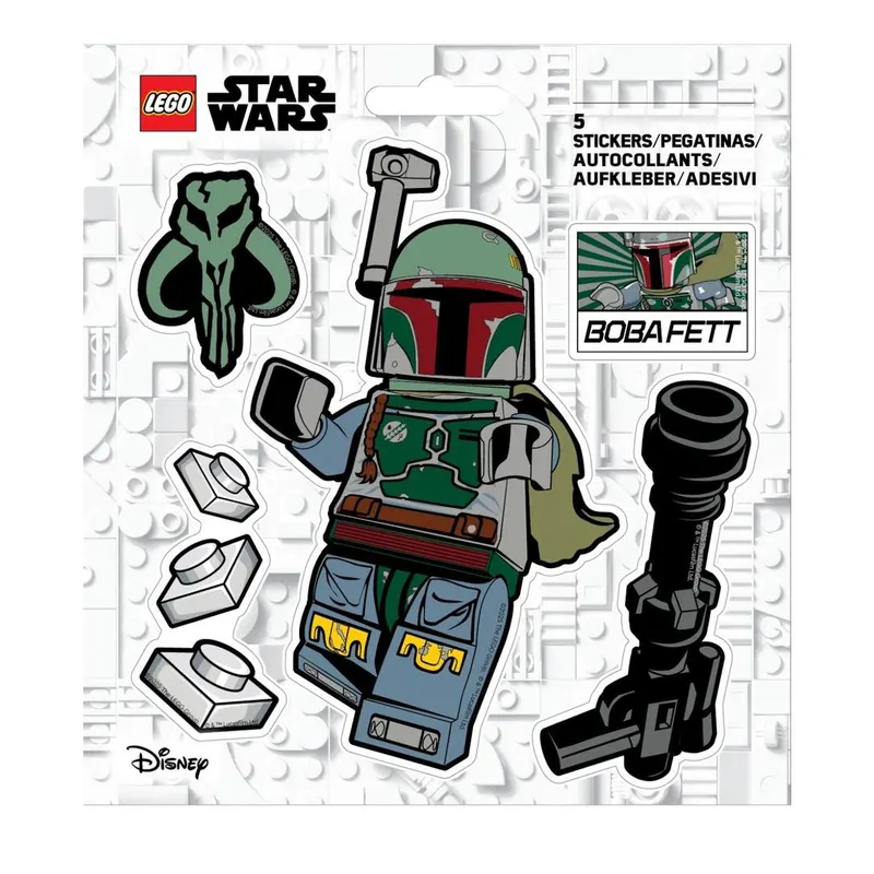 Star Wars The Mandalorian Boba Fett Stickers