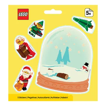 Holiday Snow Globe Stickers