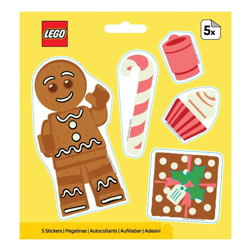 Holiday Gingerbread Man Stickers