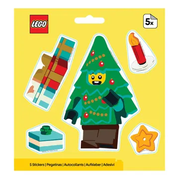 Holiday Tree Boy Stickers