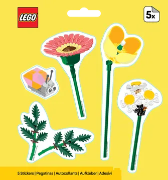 Botanicals Snail Bouquet Stickers