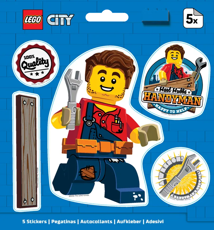 City Harl Hubbs Stickers