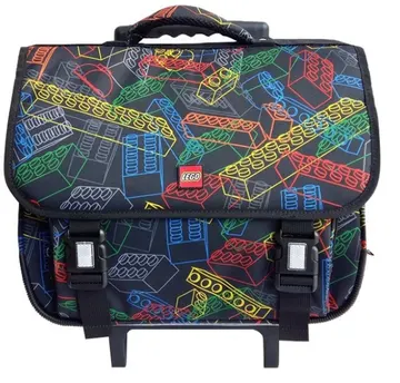 Classic Bricks School Bag Trolley