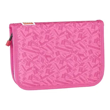 Violet Pencil Case with Pencils