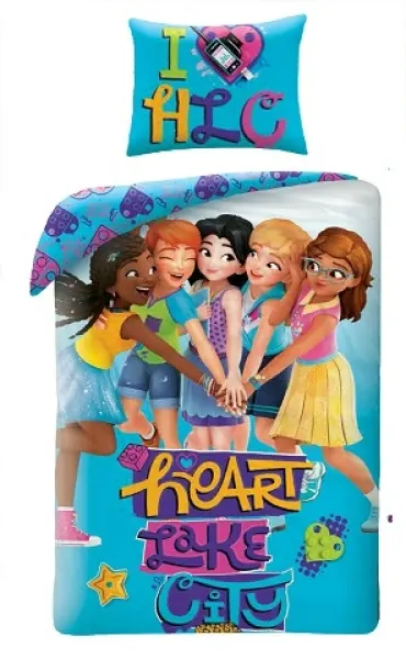 Friends Heart Lake City Duvet Set
