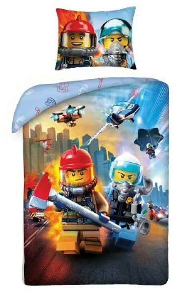 City Police and Fire Duvet Set