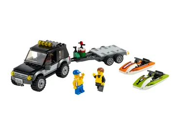 SUV with Watercraft