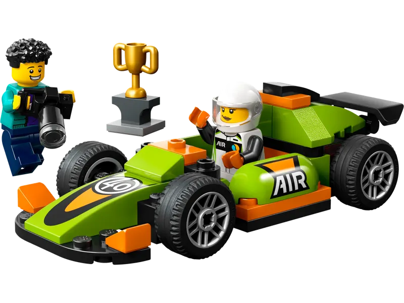 Green Race Car