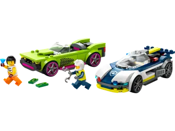 Police Car and Muscle Car Chase