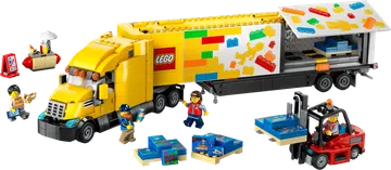 Yellow Delivery Truck