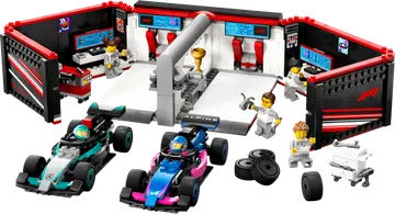 F1 Garage & Mercedes-AMG & Alpine Cars