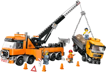 Heavy-Duty Recovery Tow Truck with Crane