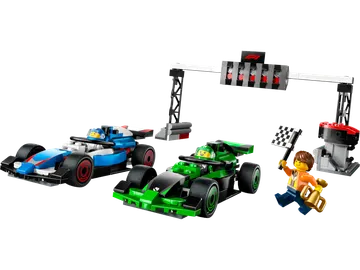 F1 Grid with VCARB & Sauber Race Cars