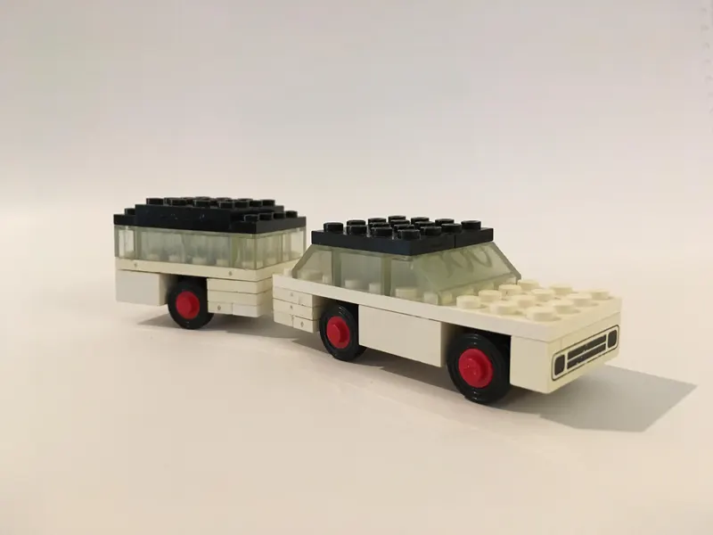 White Car and Camper