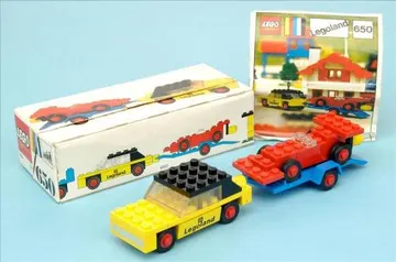 Car with Trailer and Racing Car