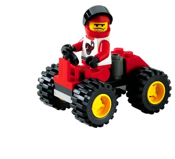 Red Four Wheel Driver