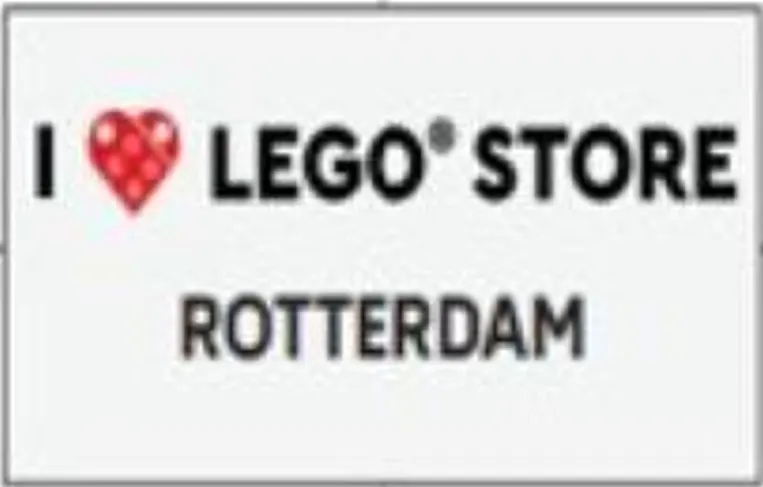I [Heart] LEGO Store Rotterdam Tile