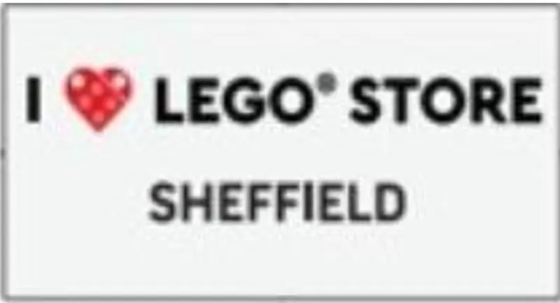 I [Heart] LEGO Store Sheffield Tile