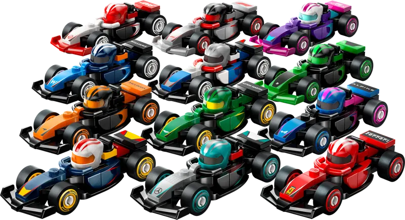 F1 Collectible Race Car - Complete - All Sets