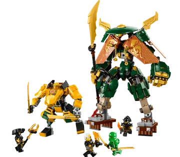 Lloyd and Arin's Ninja Team Mechs