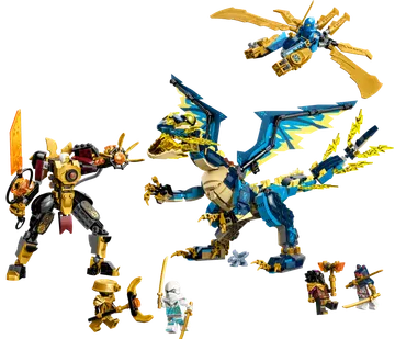 Elemental Dragon vs. The Empress Mech