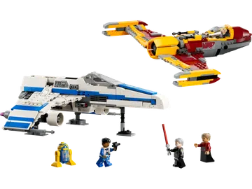 New Republic E-Wing vs. Shin Hati’s Starfighter