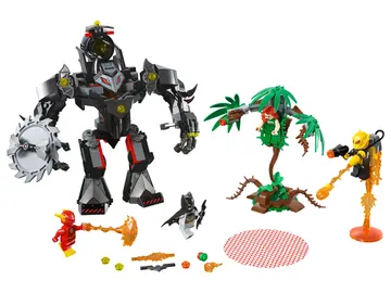 Batman Mech vs. Poison Ivy Mech