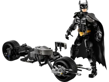 Batman Construction Figure and the Bat-Pod Bike