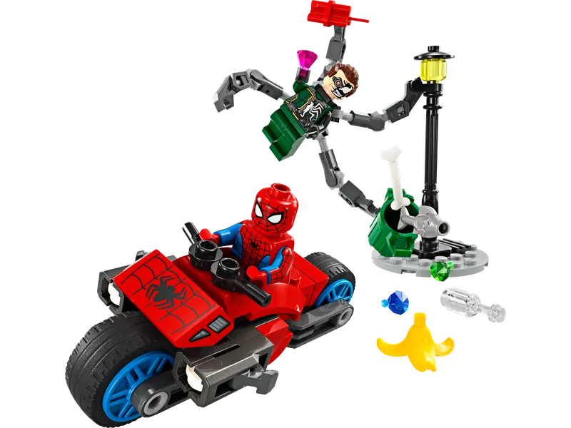 Motorcycle Chase: Spider-Man vs. Doc Ock