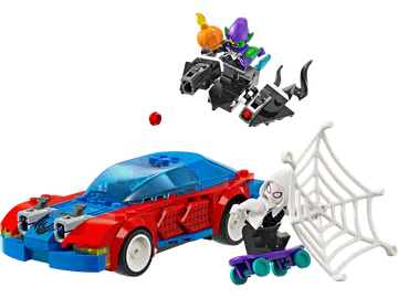 Spider-Man Race Car & Venom Green Goblin