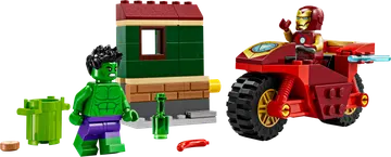 Iron Man with Bike and The Hulk
