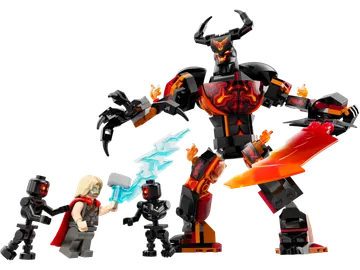 Thor vs. Surtur Construction Figure