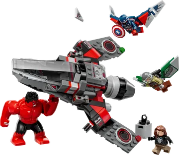 Captain America vs. Red Hulk Battle
