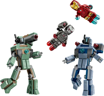 Iron Man & War Machine vs. Hammer Drones