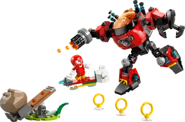 Knuckles vs. Dr. Eggman Egg Crusher Mech