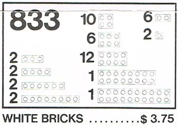 Parts Pack, White Bricks