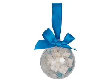 Holiday Bauble White Bricks