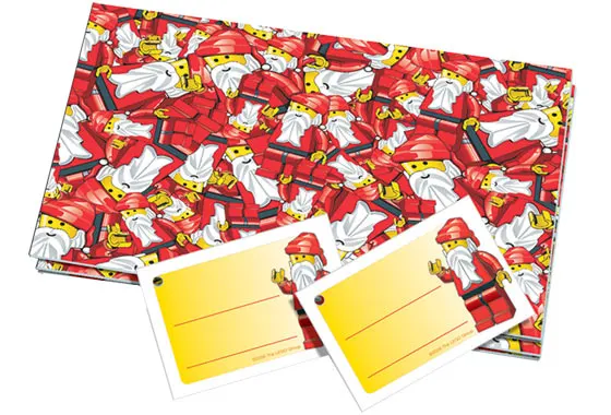 Santa Gift Wrap and Tags