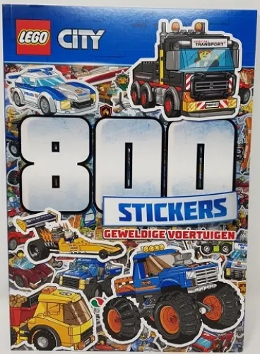 City: 800 Stickers Geweldige Voertuigen