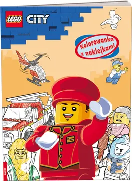 City: Kolorowanka z naklejkami