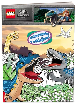 Jurassic World: Kolorowanka z Naklejkami