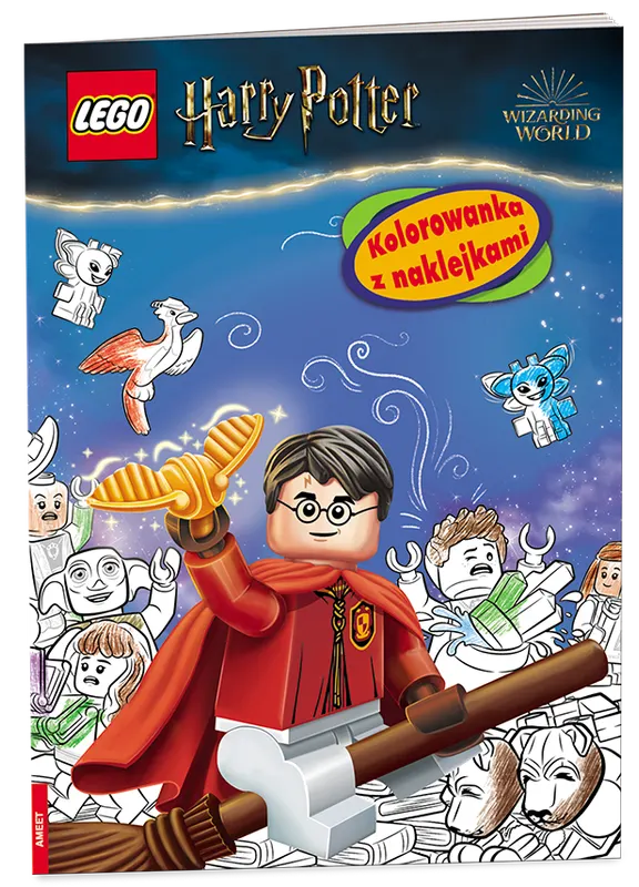 Harry Potter: Kolorowanka z Naklejkami