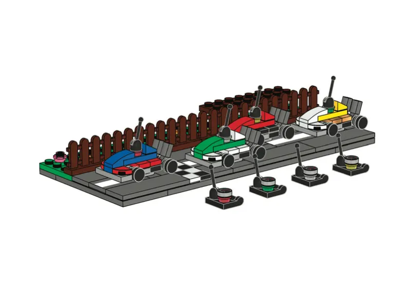 Remote Control Car Minifigure Stand