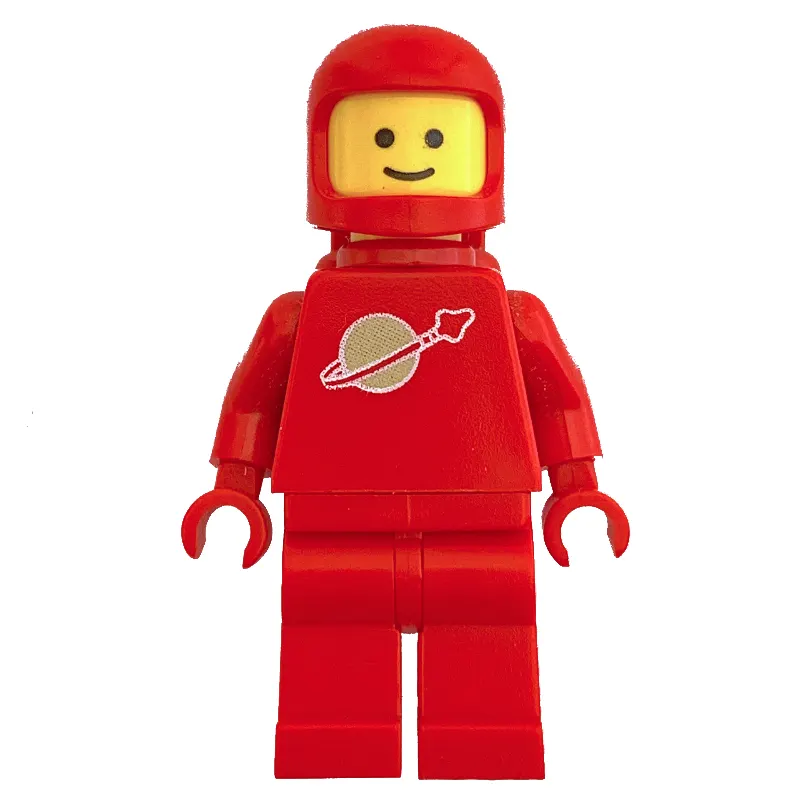 Classic Spaceman, Red with Airtanks (3842a Helmet)