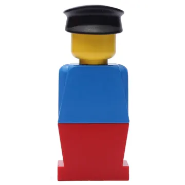 LEGOLAND Blue Torso, Red Legs, Black Hat