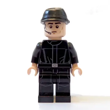 Imperial Crew / Pilot, Black Uniform, Cavalry Cap, Light Nougat Hands