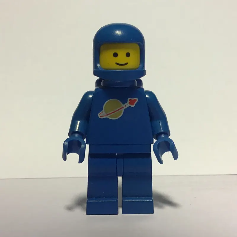 Classic Spaceman, Blue with Airtanks (3842b Helmet)