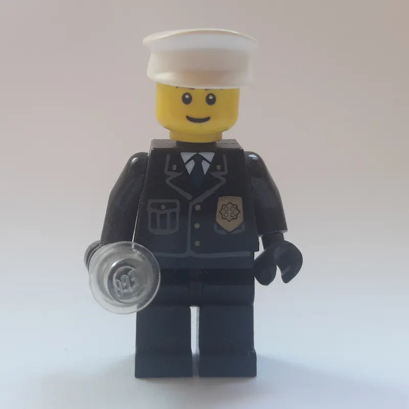 Policeman, Light Up Flashlight [Complete Assembly]