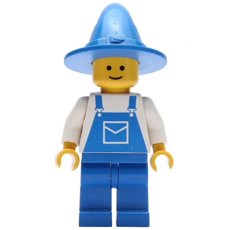Overalls Blue with Pocket, Witch Hat