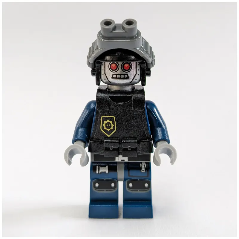 Robot Police, Helmet with Night Vision Goggles, Armor